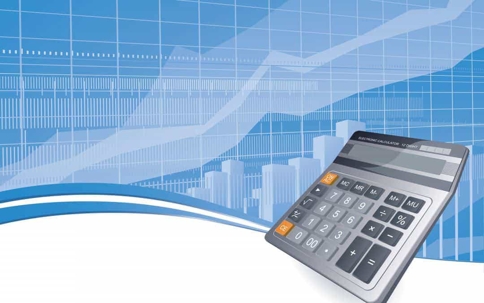 Calculater and finance graphics